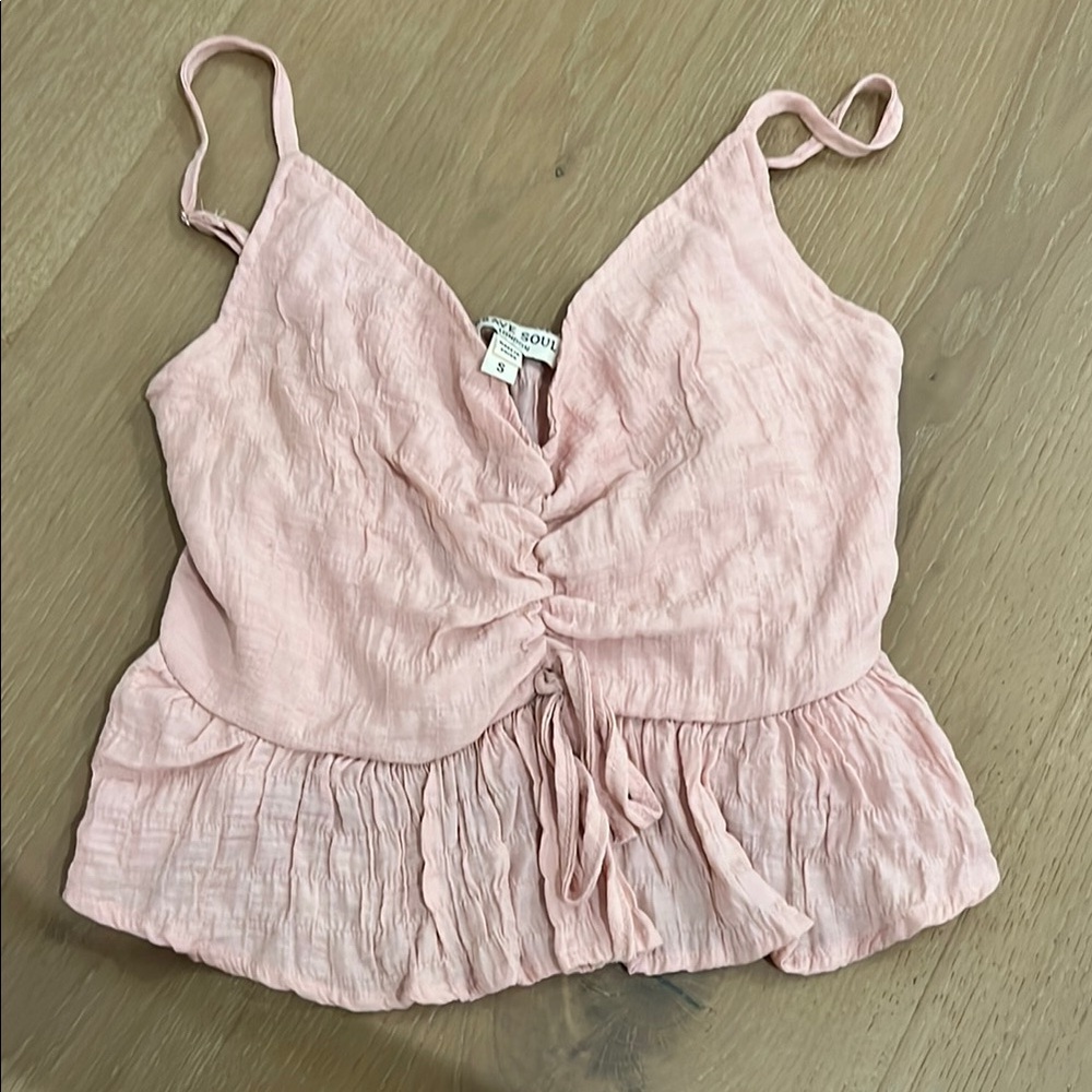 Pink ruched too